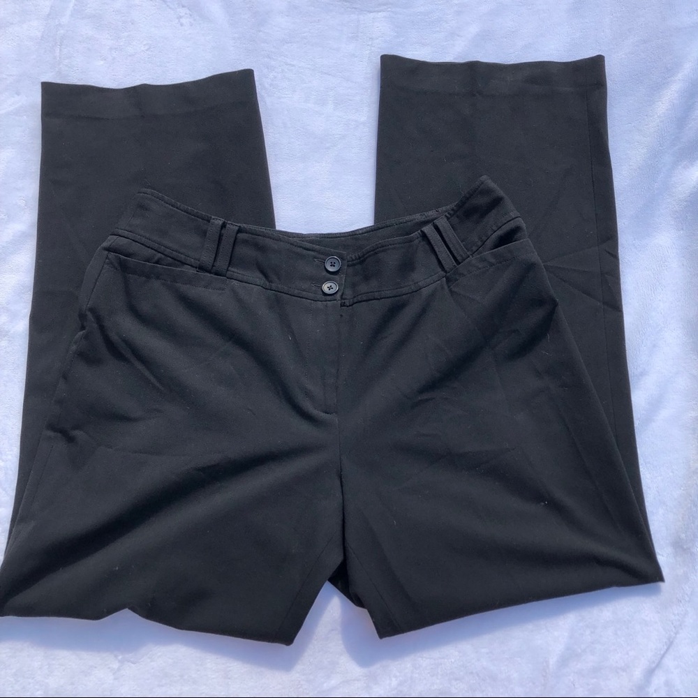 Ann Taylor LOFT High Rise Black Dress Pants